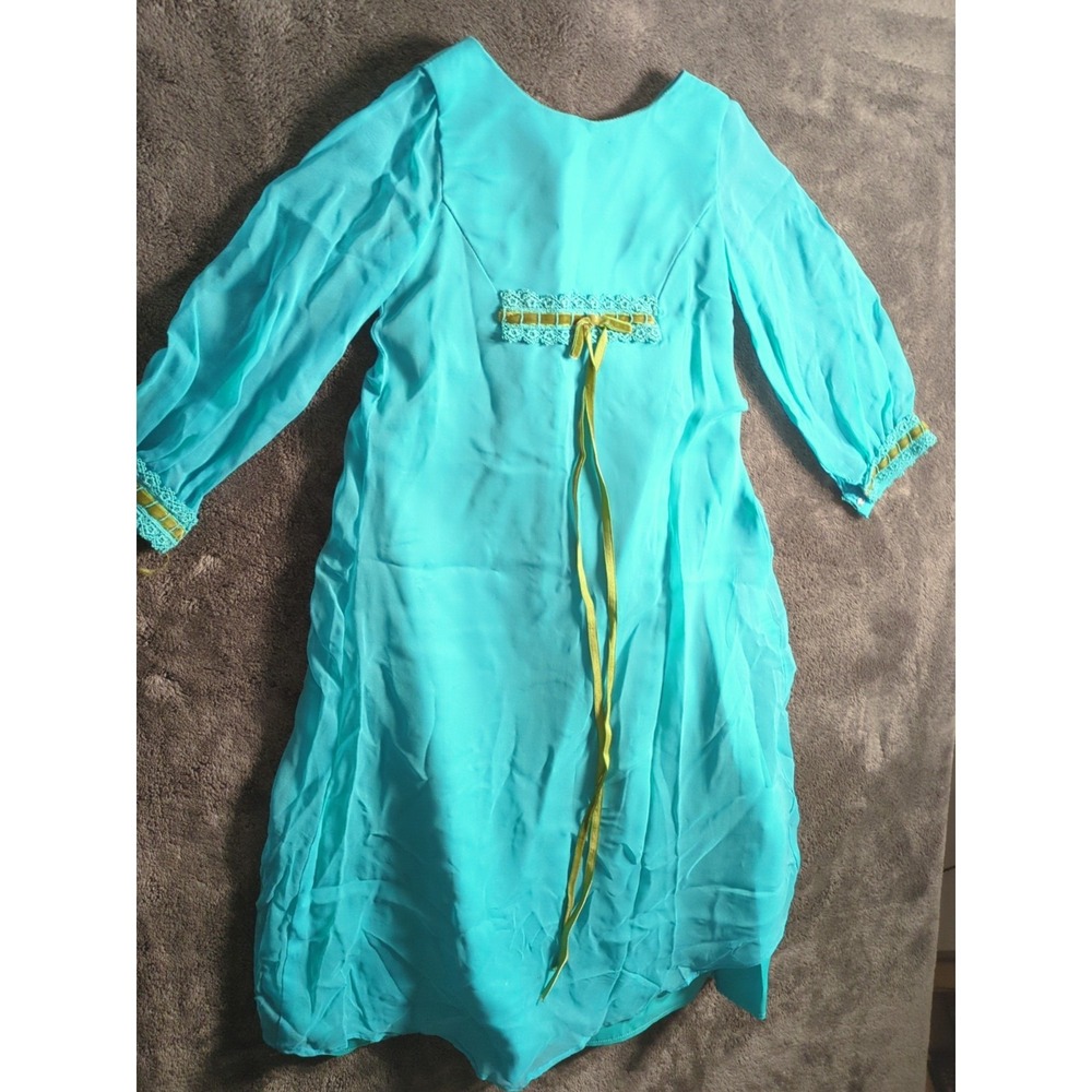 Vintage Union Made ILGWU Kids girls dress. Sz 12. Rare - Picture 2 of 16